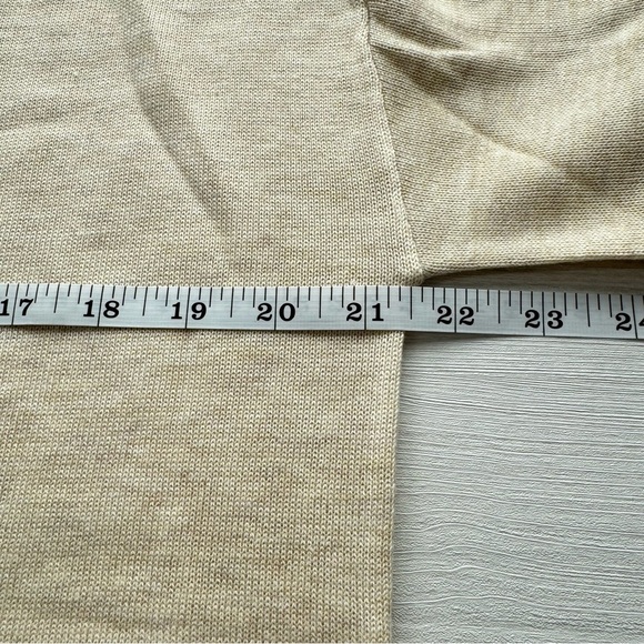 TREASURE & BOND Turtleneck Sweater XS‎ Oatmeal Drop Shoulder Fine Gauge Casual - Picture 10 of 15